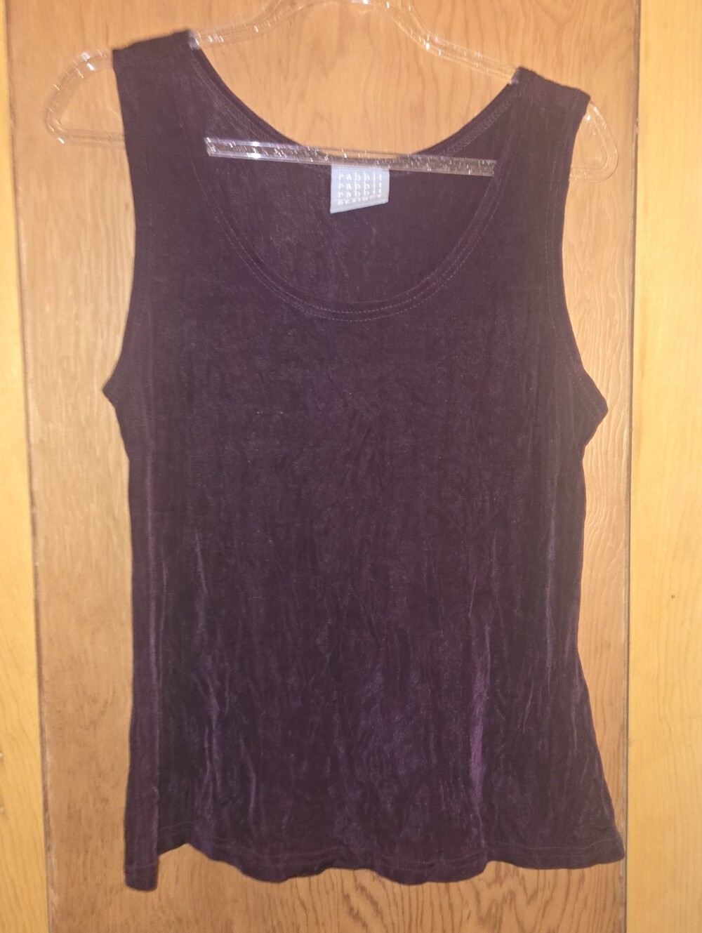 Vintage rabbit designs 6petite deep purple dress top